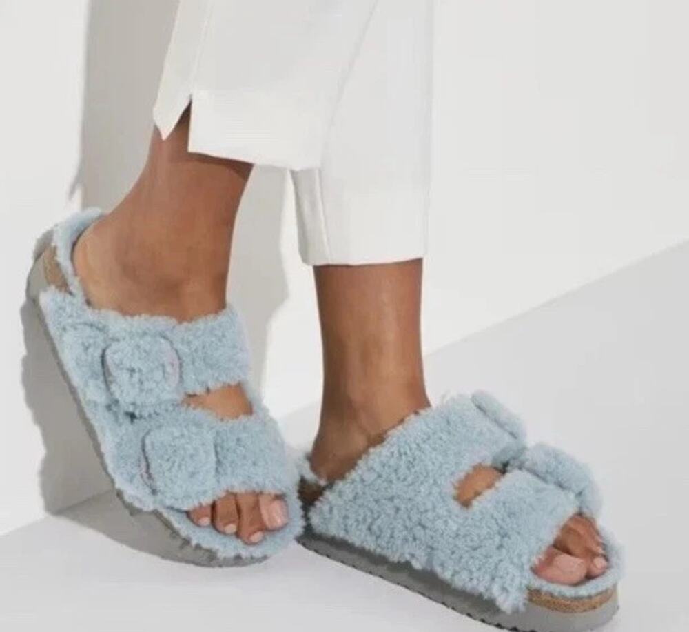 BIRKENSTOCK Papillio Teddy Arizona Big Buckle Shearling